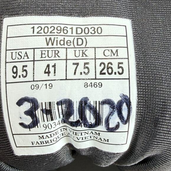 Brooks Adrenaline GTS 20 Wide D Women 9.5 Gray Purple Lace Up Low Top Running - Picture 9 of 11